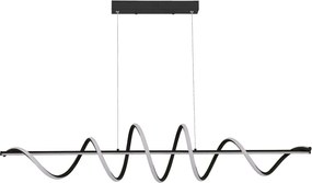 Zuma Line MS902-BK - Lampadario a sospensione su cavo ESERO LED/60W/230V nero