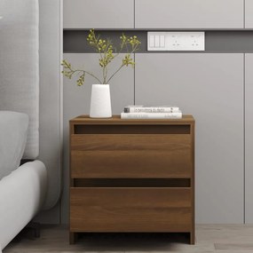 Comodino Rovere Marrone 45x34,5x44,5 Cm İn Truciolato /