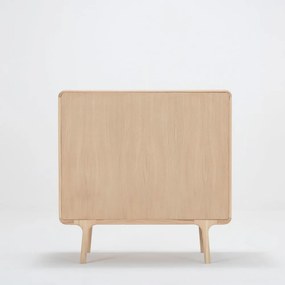 Cassettiera in rovere massiccio con 3 cassetti Fawn - Gazzda