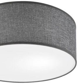 Plafoniera SIRJA 1xE27/15W/230V Ø 35 cm grigio