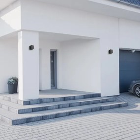 Applique da esterno BOKA 1xGU10/60W/230V IP44 nera