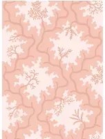 Cole & Son Carta da parati Moss Trellis - Soft Coral and Shell Pink