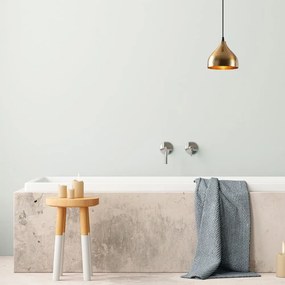 Lampadario dorato con paralume in metallo ø 18 cm Tattoo – Opviq lights