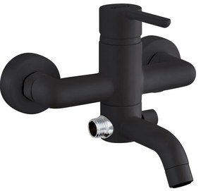 Rubinetto per vasca getto laminare cristallino Cloud nero spazzolato JACUZZI RUBINETTERIA