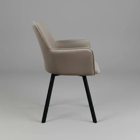 Sedia da pranzo AMELIA taupe