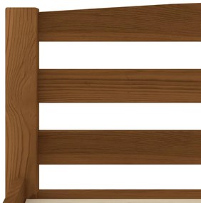 Giroletto marrone miele in legno massello di pino 120x200 cm