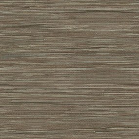 Carta da parati Grasscloth marrone, 53 cm x 10 m
