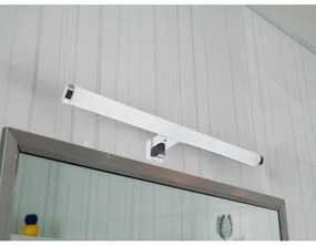 Lampada a LED per specchio da bagno 10W/230V 45 cm IP44 cromo lucido