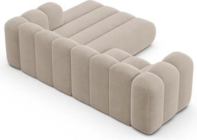 Divano angolare beige ad angolo destro Lupine - Micadoni Home