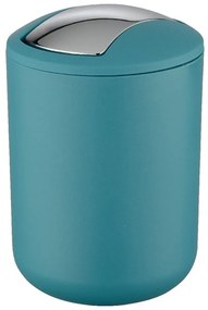 Cestino blu petrolio Swing Petrol S Brasil - Wenko