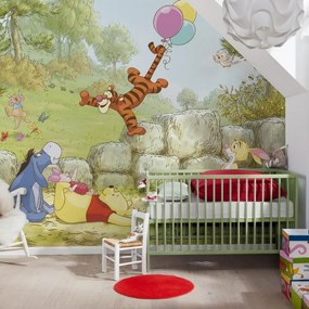 Fotomurale KOMAR Winnie balloon, Multicolore 368X254 cm
