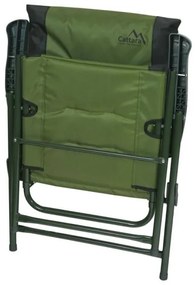 Sedia pieghevole da campeggio verde