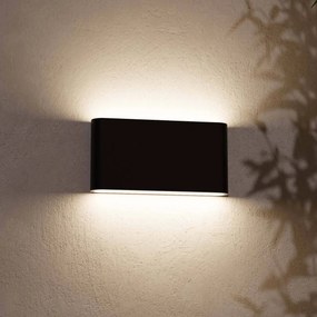 Applique LED 12W Bidirezione IP65 CCT Bianco Variabile - Nera Colore Bianco Variabile CCT