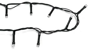 Aigostar - Catena luminosa natalizia LED da esterno 400xLED/8 funzioni 4xAA 20,3 m bianco freddo