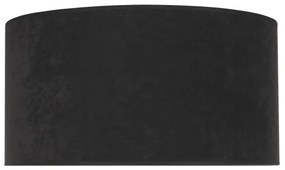 Duolla - Plafoniera ROLLER 3xE27/15W/230V diametro 60 cm nero/oro