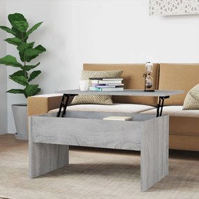 Tavolino Salotto Grigio Sonoma 80x50,5x41,5cm Legno Multistrato /