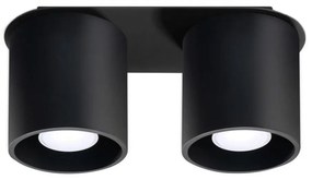 Sollux SL.0054 - Faretto ORBIS 2 2xGU10/40W/230V nero