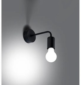 Sollux SL.1449 - Applique NORAH 1xE27/15W/230V nero
