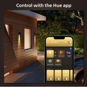 Philips - LED RGBW Lampada dimmerabile da esterno Hue RESONATE LED/8W/230V IP44