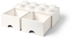 Contenitore bianco avorio con due cassetti - LEGO®