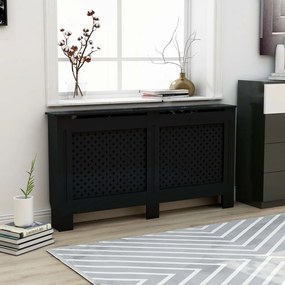 Copertura Per Radiatore Nera 152x19x81 Cm İn Mdf /