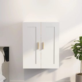 Mobile a parete bianco 69,5x32,5x90 cm in legno multistrato