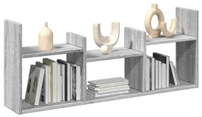 Mobile A Parete 100x18x40 Cm Grigio Sonoma İn Legno Multistrato /