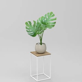 Supporto per fiori 40x24 cm bianco