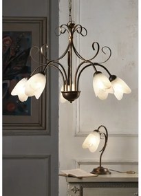 ONLI - Lampadario a sospensione con catena ODINO 5xE14/6W/230V