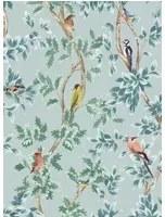 Tapete Netherfield v. Osborne & Little - Aqua/ Sky Blue