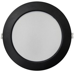 Lampada LED da incasso CIRCLE LED/18W/230V 4000K diametro 22 cm nero