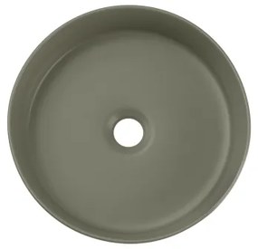COMAD BEYOND 2 OLIVER GREEN (E-6565) - Lavabo da appoggio BEYOND ø 36 cm verde