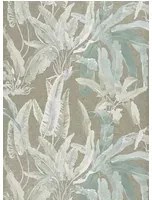 Tapete Benmore von Nina Campbell - Eau de Nil/ Gilver