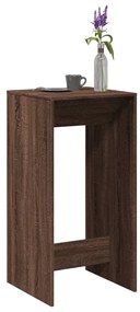 Tavolo Da Bar Rovere Marrone 51x50x103,5 Cm İn Truciolato /