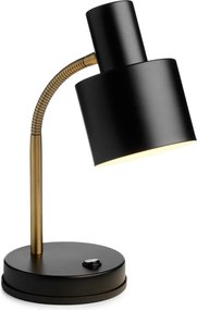 Halo Design 746927 - Lampada da tavolo VOGUE 1xE27/40W/230V nero/ottone
