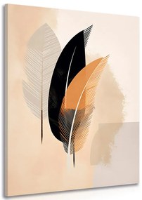 Quadro su tela – Forme astratte piume