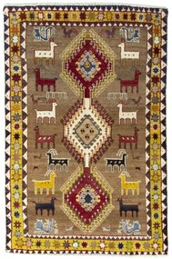 Gabbeh Tappeto persiano 150x100 Beige (Iran) Annodato A Mano