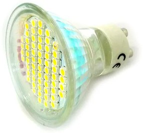Lampada Faretto LED GU10 4W = 40W 220V Bianco Puro 60 SMD 3528
