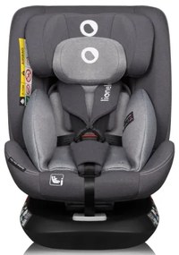 Lionelo - Seggiolino auto con base girevole BASTIAAN ONE i-Size 40-150 cm Grey Stone