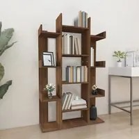 Libreria Rovere Marrone 86x25,5x140 cm in Legno Multistrato cod mxl 23958