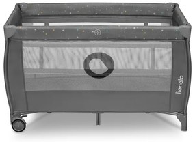 Lionelo - Lettino da viaggio STEFI PLUS Grigio Multicolore