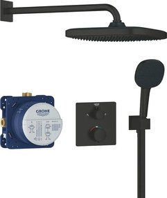 Kit incasso doccia GROHE Precision Thermostat Vitalio Comf. 250 nero opaco