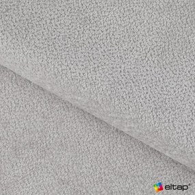 Letto matrimoniale imbottito grigio con contenitore e rete inclusi 180x200 cm Dizzle – ELTAP