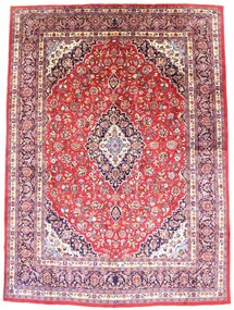 Mashad Tappeto 420 x 300 Rosso (Iran) Annodato A Mano