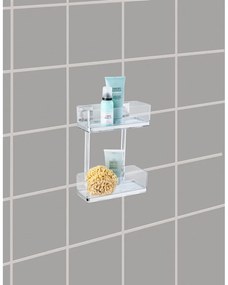 Scaffale autoportante a due livelli Vacuum-Loc, 14 x 25,5 cm Quadro - Wenko