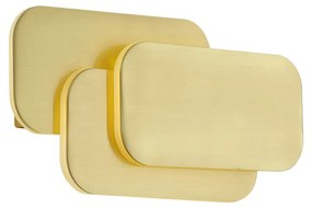 Lampada da parete moderna in ottone con LED integrato dimmerabile a 3 fasi - Dias