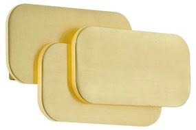 Lampada da parete moderna ottone con LED dimmerabile a 3 livelli - Dias