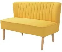 Divano in Stoffa 117x55,5x77 cm Giallo cod mxl 68587