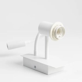 Brilagi - Applique a LED NUBILA 1xE27/25W/230V + LED/3W bianco/marrone