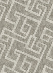 Tapete Mazed von Arte - Grau/ Beige